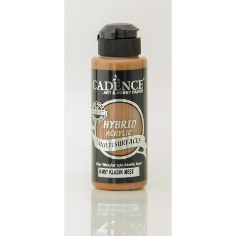 Cadence Classic Oak 120 ml Hybrid Acrylic Paint For Multisurfaces - CA768576 - Lilly Grace Crafts