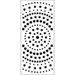 The Crafters Workshop Slimline Stencil Concentric Circles - TCW2307 - Lilly Grace Crafts