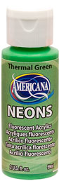 DecoArt Thermal Green Americana Neon 2Oz. - CLDA-DHS5-2OZ - Lilly Grace Crafts