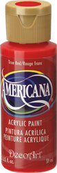 DecoArt True Red Americana Acrylic 2Oz. - CLDA129-2OZ - Lilly Grace Crafts