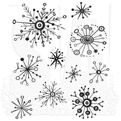 Stampers Anonymous_AGW RETRO FLAKES - AGCMS417 - Lilly Grace Crafts