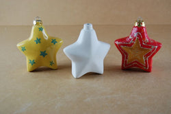 Country Love Crafts Xmas Tree Bauble - Large Star Box Quantity 12 - CLMC118 - Lilly Grace Crafts