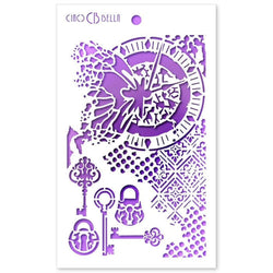 Ciao Bella Papers 5"x8" Stencil Unstoppable - CBMSB019 - Lilly Grace Crafts