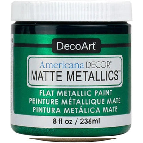 DecoArt Emerald Green Matte Metallics - CLDADMMT10-8OZ - Lilly Grace Crafts