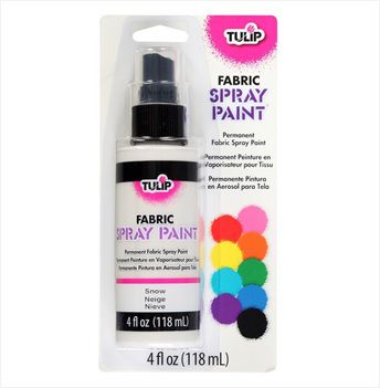 Tulip Tulip Snow Fabric Spray Paint Pump 4oz - IL26569 - Lilly Grace Crafts