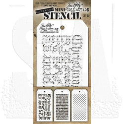 Stampers Anonymous_AGW Mini Stencil Set 20 - AGMST020 - Lilly Grace Crafts