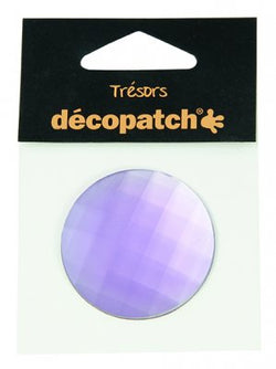 DecoPatch Pack of 1 gem, 4.5cm – Mauve - CLDPBJ015 - Lilly Grace Crafts