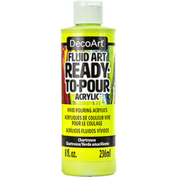 DecoArt Chartreuse Ready-to-pour 8oz - CLDADFA09-8OZ - Lilly Grace Crafts