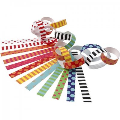 Creativ Paper Chains - Patterned16cm x 15mm, Quantity 400 - CLCV20783 - Lilly Grace Crafts