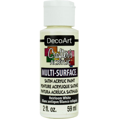 DecoArt Heirloom White Crafters Multi-Surface 2-Oz. - CLDADCAM02-2OZ - Lilly Grace Crafts