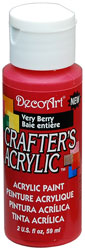 DecoArt Very Berry Crafters Acrylic 2oz - CLDCA121-2OZ - Lilly Grace Crafts