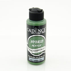 Cadence Leaf Green 120 ml Hybrid Acrylic Paint For Multisurfaces - CA741807 - Lilly Grace Crafts