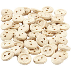 Creativ Wooden Buttons 8mm 50pcs - CLCV403011 - Lilly Grace Crafts