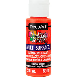 DecoArt Bonfire Orange Crafters Multi-Surface 2-Oz. - CLDADCAM08-2OZ - Lilly Grace Crafts