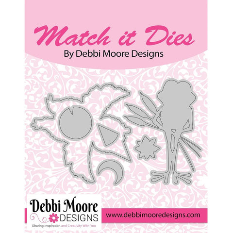 Debbi Moore Designs Match it Dies - Woodland Cuties Frog and Owl Metal Die - DMMI144 - Lilly Grace Crafts