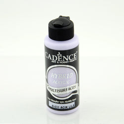 Cadence Light Lilac 120 ml Hybrid Acrylic Paint For Multisurfaces - CA741609 - Lilly Grace Crafts