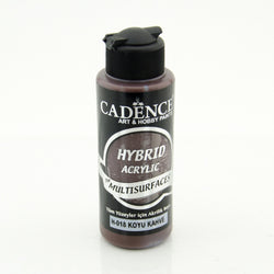 Cadence Dark Brown 120 ml Hybrid Acrylic Paint For Multisurfaces - CA741470 - Lilly Grace Crafts