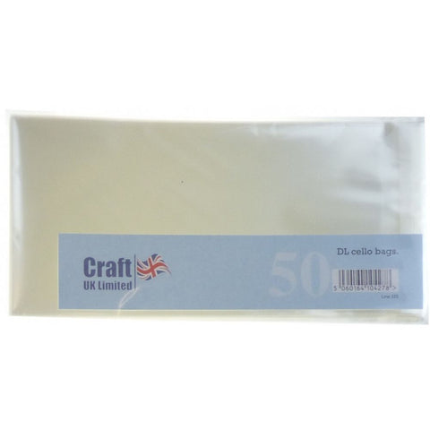 Craft UK DL Poly Bags - 50S - CUK332 - Lilly Grace Crafts