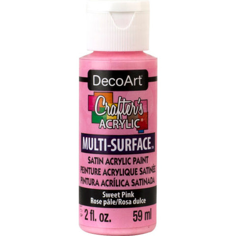 DecoArt Sweet Pink Crafters Multi-Surface 2-Oz. - CLDADCAM03-2OZ - Lilly Grace Crafts