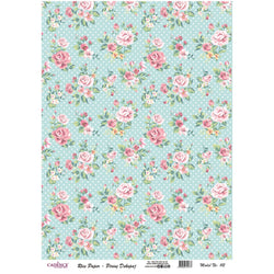 Cadence Rice Decoupage Paper - Victorian Rose - CA525124 - Lilly Grace Crafts