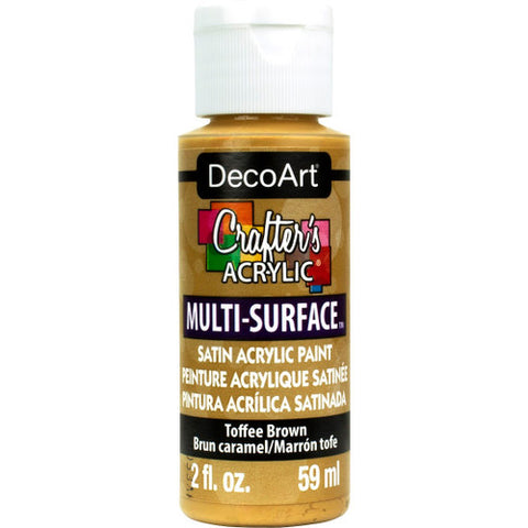 DecoArt Toffee Brown Crafters Multi-Surface 2-Oz. - CLDADCAM21-2OZ - Lilly Grace Crafts