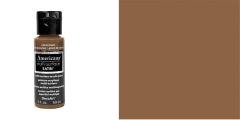 DecoArt Cocoa Bean Multi Surface Satin 2oz - CLDA535-2OZ - Lilly Grace Crafts