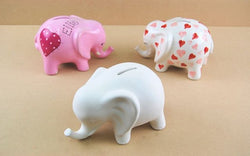 Country Love Crafts GMS Elephant Money Box Quantity 6 - CLM042 - Lilly Grace Crafts