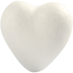 Creativ Heart 6cm 5pcs white - CLCV543521 - Lilly Grace Crafts