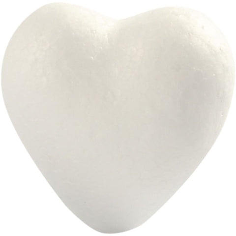 Creativ Heart 6cm 5pcs white - CLCV543521 - Lilly Grace Crafts