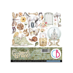 Ciao Bella Papers Ciao Bella 6" x 6" Fussy cut pad  Reign of Grace - CBQE060 - Lilly Grace Crafts