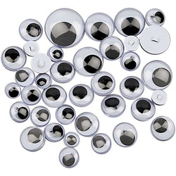 Creativ Googly Eyes, D: 8-20mm, 24 mixed - CLCV501402 - Lilly Grace Crafts