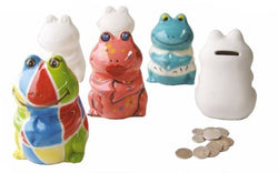 Country Love Crafts Smiley Froggy Bank Box Quantity 6 - CLMC088 - Lilly Grace Crafts