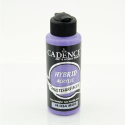 Cadence Purple 120 ml Hybrid Acrylic Paint For Multisurfaces - CA741630 - Lilly Grace Crafts