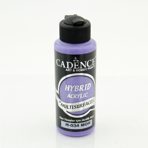 Cadence Purple 120 ml Hybrid Acrylic Paint For Multisurfaces - CA741630 - Lilly Grace Crafts