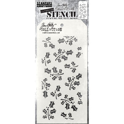 Stampers Anonymous Hollyberry - Tim Holtz Layering Stencil - AGTHS165 - Lilly Grace Crafts