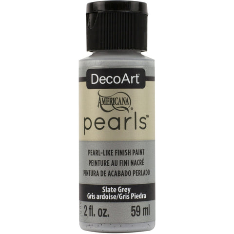 DecoArt Slate Grey Americana Pearls - 2Oz. - CLDAP068-2OZ - Lilly Grace Crafts