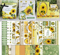 Debbi Moore Designs Sunflower Dreams Cardmaking Kit with Forever Code - DMIWCK0205-2 - Lilly Grace Crafts