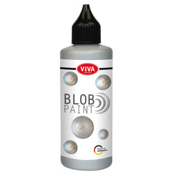 Viva Decor Blob Paint 90 ml Silver Metallic - VD131990110 - Lilly Grace Crafts