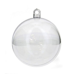 Unbranded Transparent ball d.60mm x 5pcs - CLLFZGA001-60 - Lilly Grace Crafts