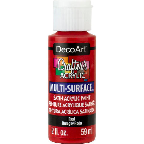 DecoArt Red Crafters Multi-Surface 2-Oz. - CLDADCAM05-2OZ - Lilly Grace Crafts