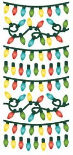 Paper House Productions Christmas Lights - Sticker - puffy - PHSTP-0041E - Lilly Grace Crafts