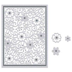 Sweet Dixie SD Filigree Floral Panel Sweet Dixie Cutting Die - SDD592 - Lilly Grace Crafts