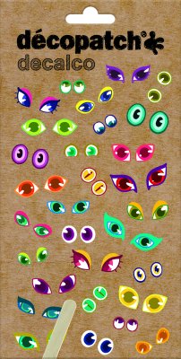 DecoPatch Realistic eyes transfer - CLDPBJ034 - Lilly Grace Crafts