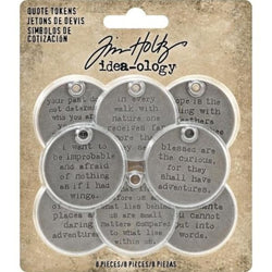 Tim Holtz idea-ology Quote Tokens - ADTH93691 - Lilly Grace Crafts