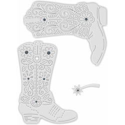 Sweet Dixie SD Cowboy Boots Sweet Dixie Cutting Die - SDD576 - Lilly Grace Crafts