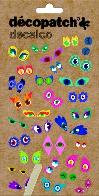 DecoPatch Funny eyes transfer - CLDPBJ033 - Lilly Grace Crafts