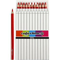 Creativ Colouring Pencils 5mm jumbo 12pcs red - CLCV38172 - Lilly Grace Crafts