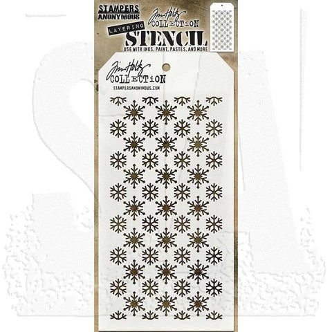 Stampers Anonymous_AGW FLURRIES - LAYERED STENCIL - AGTHS151 - Lilly Grace Crafts