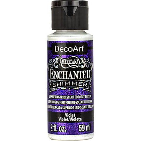 DecoArt Violet Enchanted Shimmer - 2Oz. - CLDADES05-2OZ - Lilly Grace Crafts