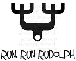 Run Run Rudolph A6 - BGMS027 - Lilly Grace Crafts